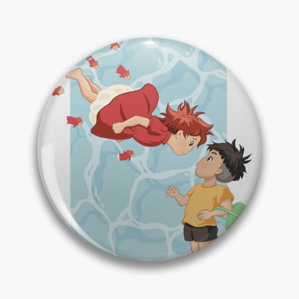 Item preview, Ponyo on the Cliff by the Sea – Ponyo and Sôsuke – Studio Ghibli designed and sold by madebymirabelle.
