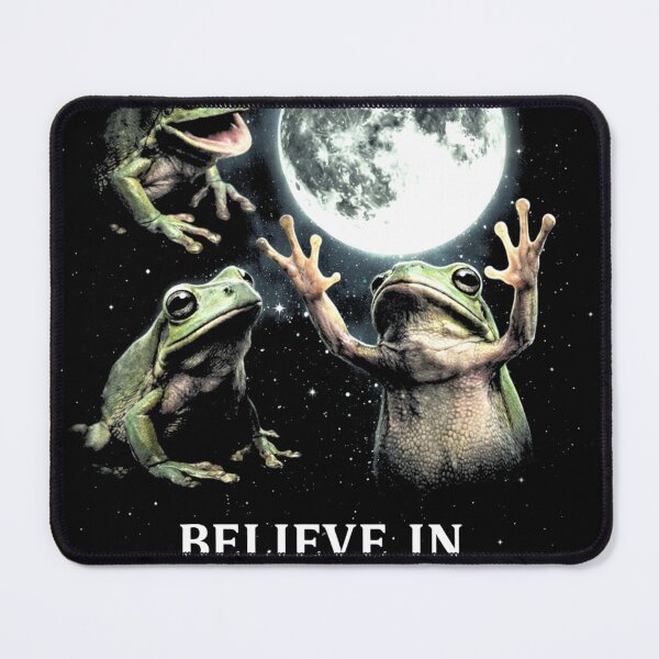 Item preview, Frogs Under the Full Moon Fantasy Night Design Funy designed and sold by MiALopezArt.