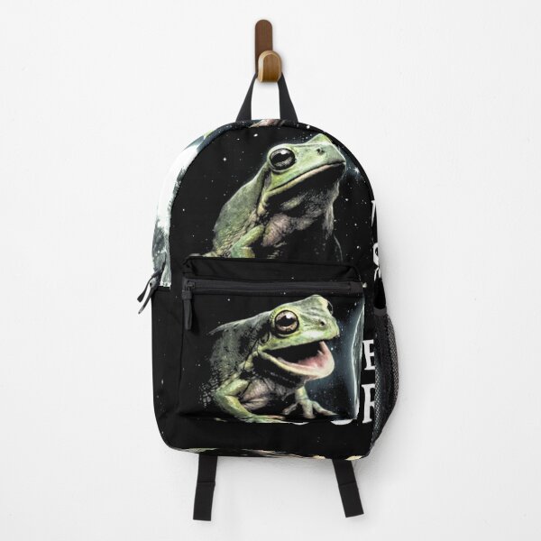 Item preview, Frogs Under the Full Moon Fantasy Night Design Funy designed and sold by MiALopezArt.