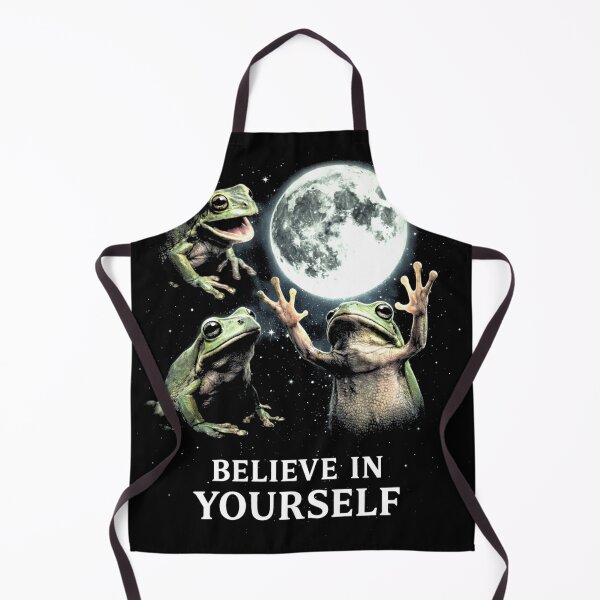 Item preview, Frogs Under the Full Moon Fantasy Night Design Funy designed and sold by MiALopezArt.