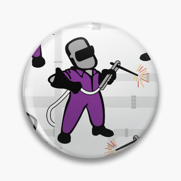 Item preview, Pipe Welder Purple Overalls designed and sold by VintageStyle.
