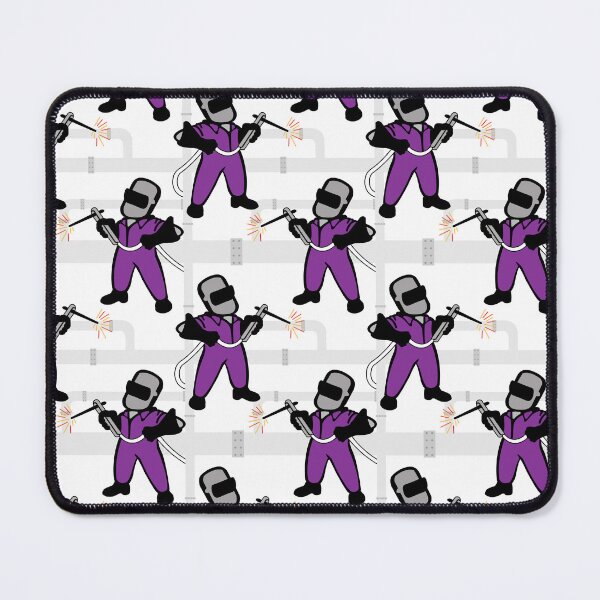 Item preview, Pipe Welder Purple Overalls designed and sold by VintageStyle.