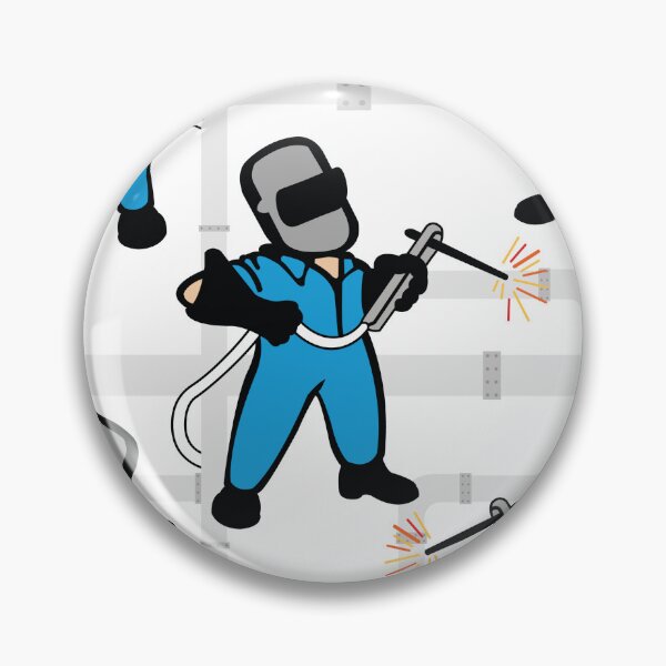 Item preview, Pipe Welder Blue Overalls designed and sold by VintageStyle.