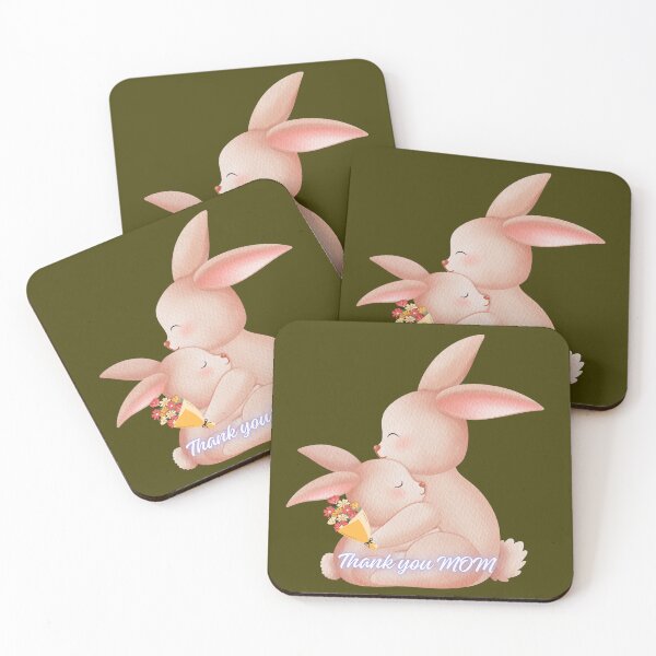 Item preview, Watercolor Bunny Hug  designed and sold by unboxedbyJuls.