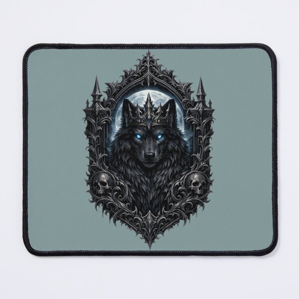Item preview, Gothic Black Wolf Emblem designed and sold by KaioRosaArt.