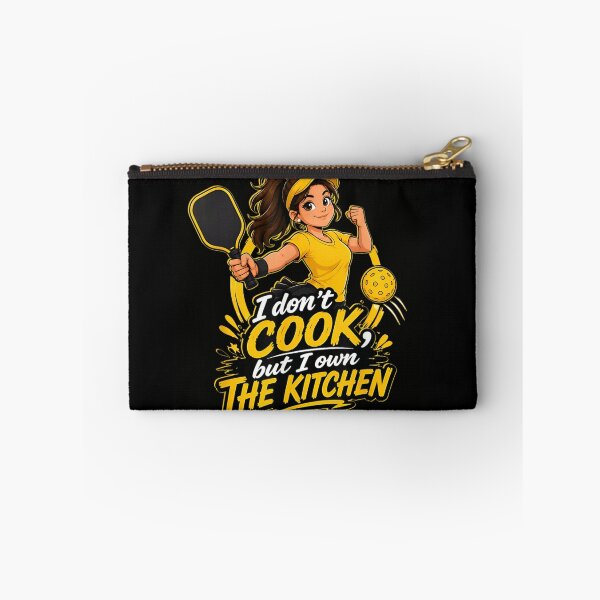Item preview, I Don't Cook But I Own The Kitchen Pickleball Girl Sports designed and sold by Daisy Grimes.