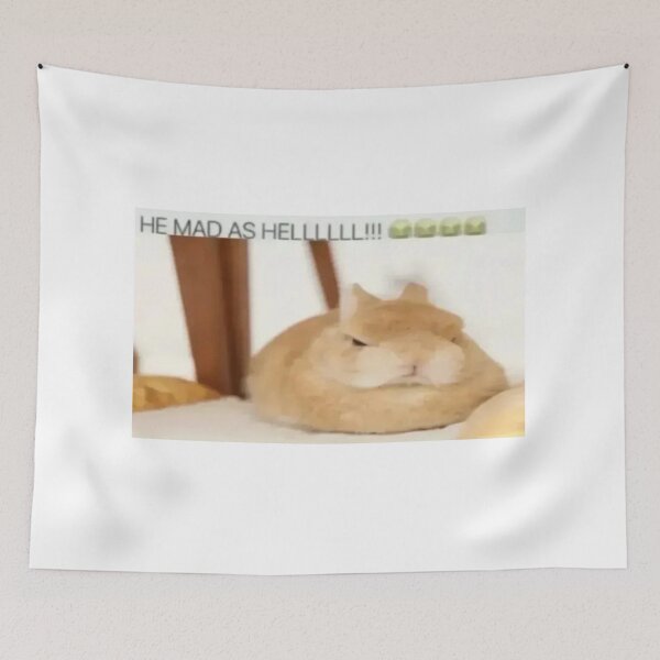 Item preview, he mad as hellll mad bunny designed and sold by cloudzer0000.