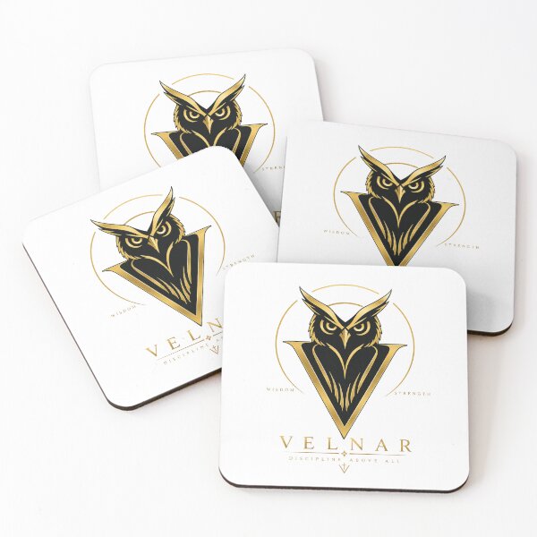 Item preview, VELNAR Owl Vision – Gold Luxury Emblem designed and sold by Ikkipass Enterprises.