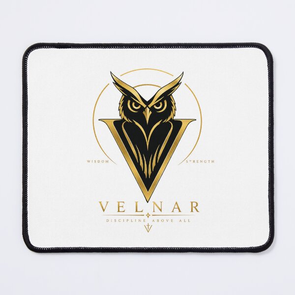 Item preview, VELNAR Owl Vision – Gold Luxury Emblem designed and sold by Ikkipass Enterprises.