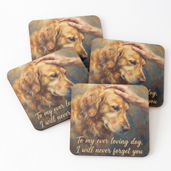 Item preview, Emotional Tribute to a Loyal Golden Retriever designed and sold by VibeThread Studio.