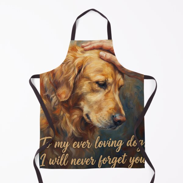 Item preview, Emotional Tribute to a Loyal Golden Retriever designed and sold by VibeThread Studio.