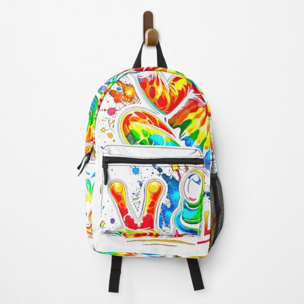Item preview, Rainbow Tie Dye Frog Peace Sign Psychedelic Design Colorful designed and sold by MiALopezArt.