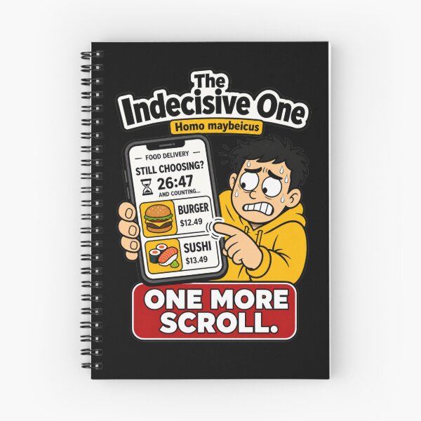 Item preview, Indecisive One Funny Food Delivery designed and sold by Sayitaniway.