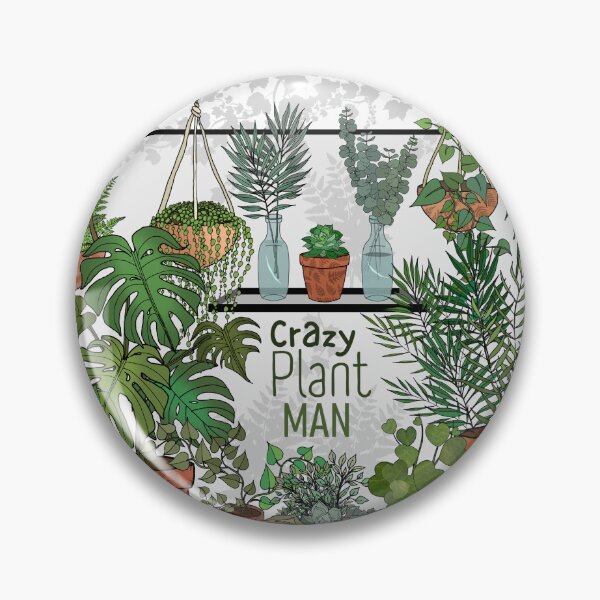 Item preview, Crazy Plant Man designed and sold by IrishVikingDesigns.