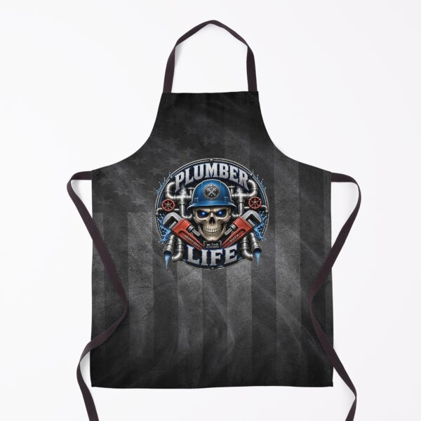 Item preview, Plumber Life Skull Pipefitter Heavy Duty Plumbing Design designed and sold by artistwill.