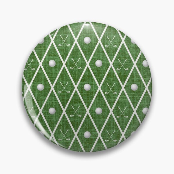 Item preview, Golf Balls & Clubs Argyle on Emerald Green designed and sold by KSimpson838.
