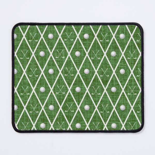 Item preview, Golf Balls & Clubs Argyle on Emerald Green designed and sold by KSimpson838.
