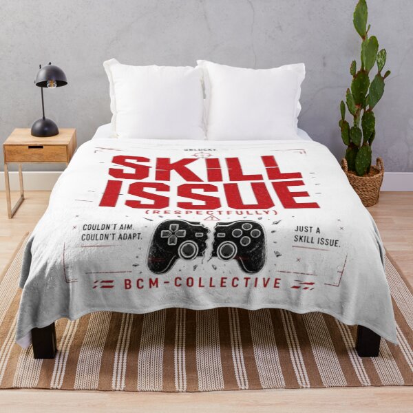 Item preview, Skill Issue (Respectfully) Gaming Meme Design | Funny Gamer Quote | BCM-Collective designed and sold by BCM-Collective.