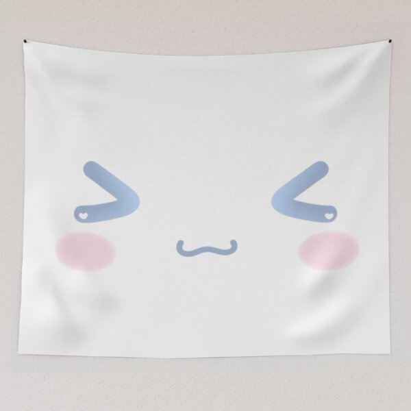 Item preview, Sweet Minimalist Kawaii Happy Face Art designed and sold by AesthinkArt.