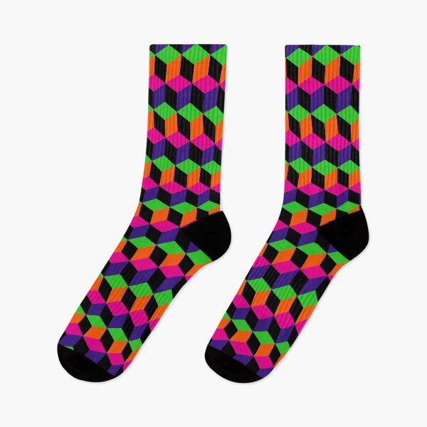 Item preview, Qbert Video Game Retro Color Blocks  designed and sold by VintageStyle.