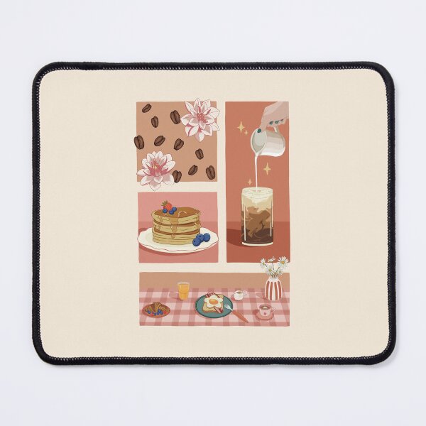 Item preview, Brunch lover - breakfast with coffee, croissant, pancakes end toast designed and sold by madebymirabelle.