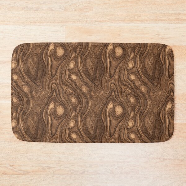 Item preview, Rustic Dark Brown Wood Grain Pattern Texture designed and sold by NicolasGlowArt.