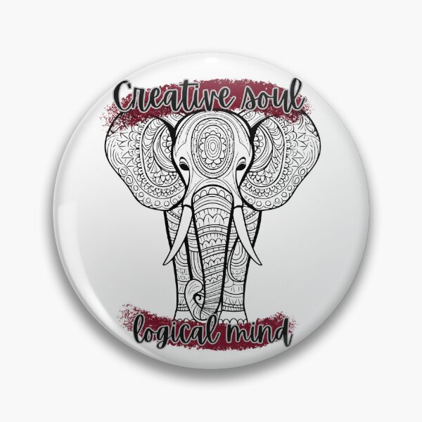 Item preview, Creative Soul Logical Mind | Minimalist Dual Personality Quote designed and sold by Personal Echo.
