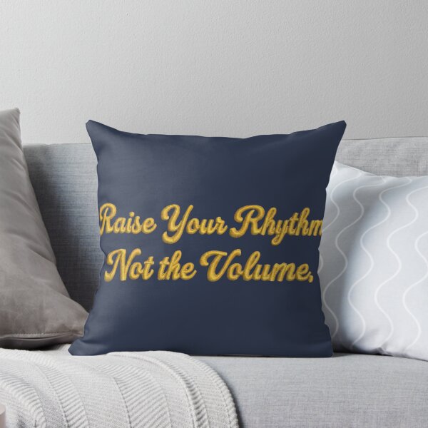 Item preview, Saffron Yellow Embroidered Rhythm Script Minimal Graphic designed and sold by Rib-Brand.