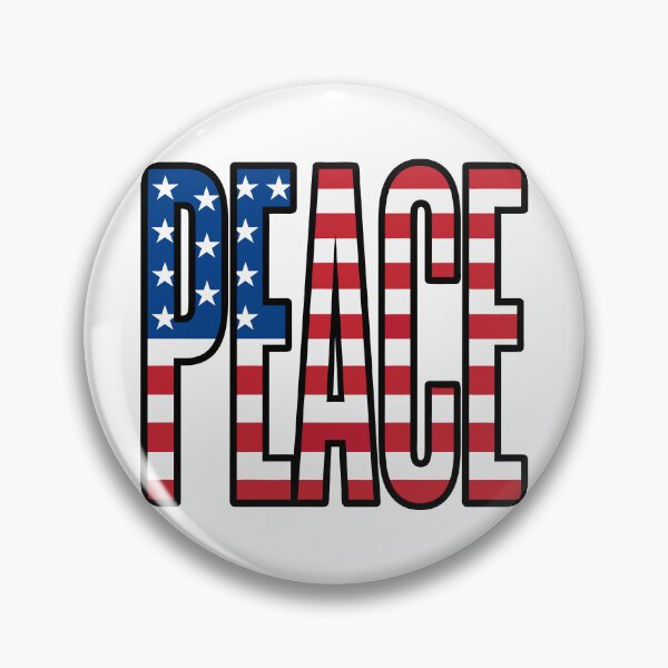 Item preview, Stars and Stripes Peace Letters designed and sold by ArtEmotionsImages.