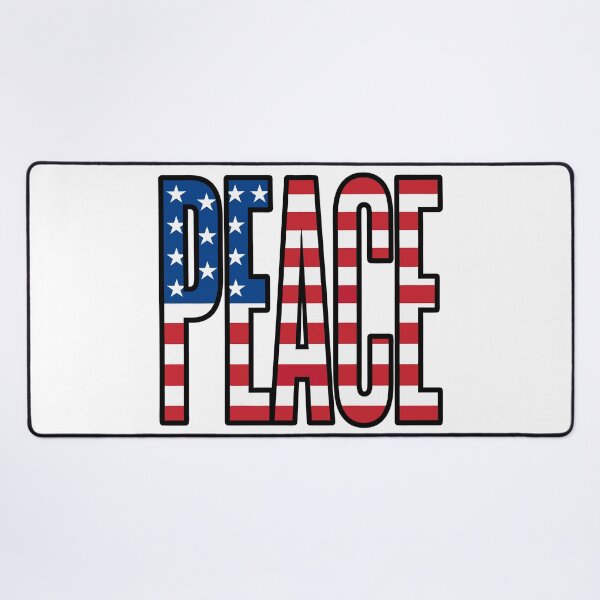 Item preview, Stars and Stripes Peace Letters designed and sold by ArtEmotionsImages.