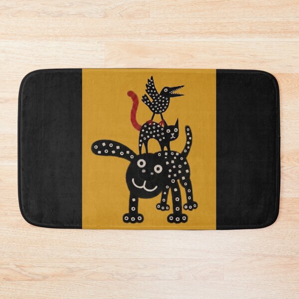Item preview, Playful Dog, Cat and Bird designed and sold by ZunZunArt.