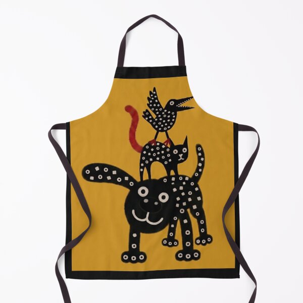 Item preview, Playful Dog, Cat and Bird designed and sold by ZunZunArt.