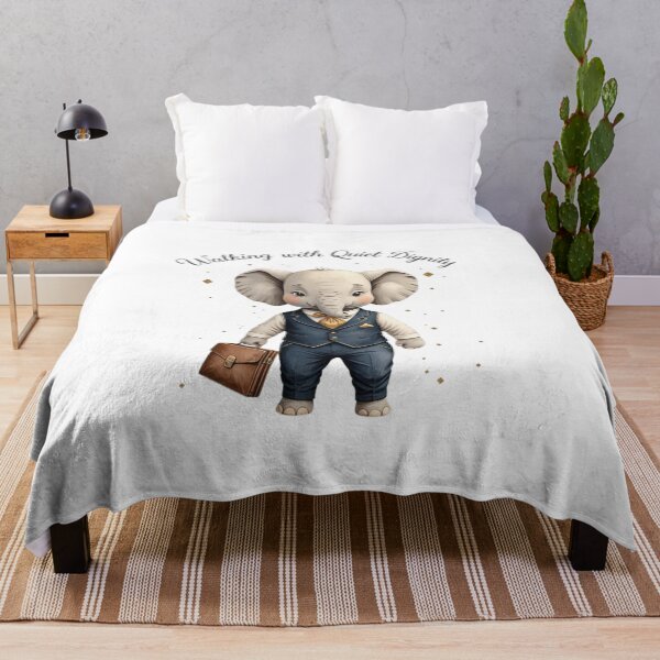 Item preview, Walking With Quiet Dignity Dapper Elephant Old Money Aesthetic designed and sold by AQUILAKREO.