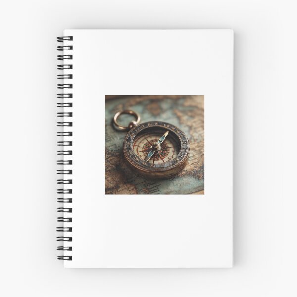 Item preview, Vintage Compass on Old World Map designed and sold by onubi.