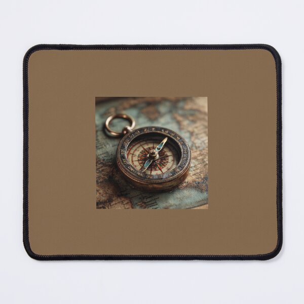 Item preview, Vintage Compass on Old World Map designed and sold by onubi.