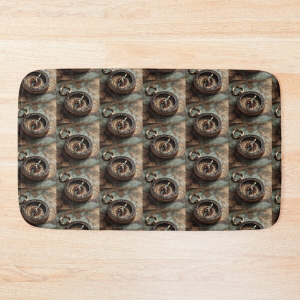 Item preview, Vintage Compass on Old World Map designed and sold by onubi.