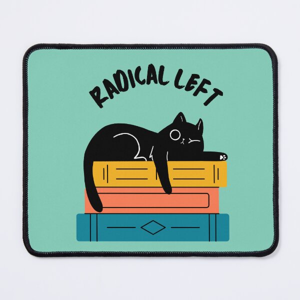 Item preview, Radical Left Book Cat designed and sold by Volt Junkies.