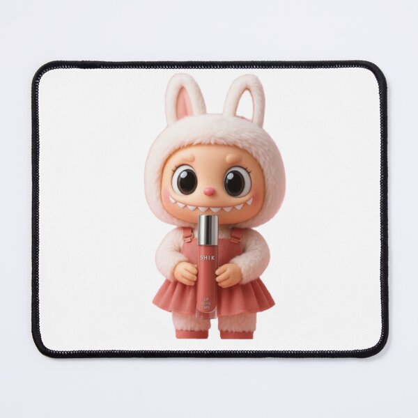 Item preview, Adorable Labubu Bunny Holding Beauty Lip Gloss designed and sold by AesthinkArt.