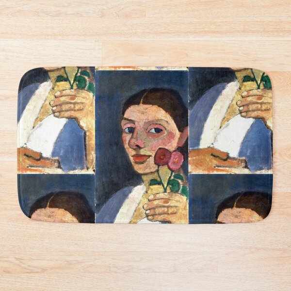 Item preview, Paula Modersohn-Becker - Self Portrait with Two Flowers designed and sold by Jon-Baran.