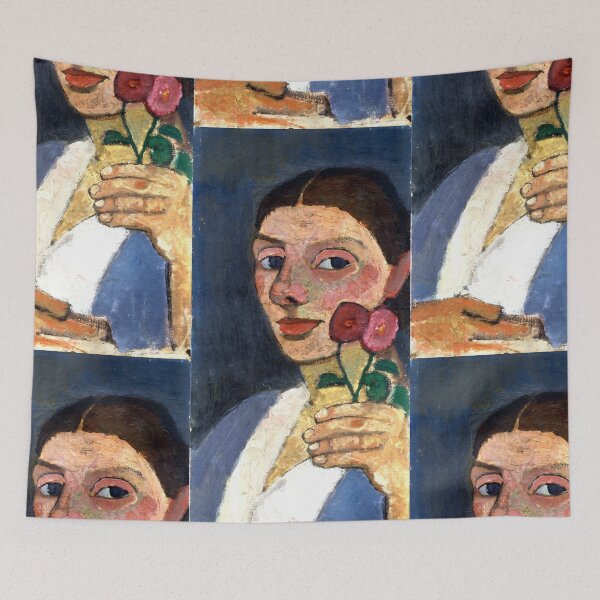 Item preview, Paula Modersohn-Becker - Self Portrait with Two Flowers designed and sold by Jon-Baran.