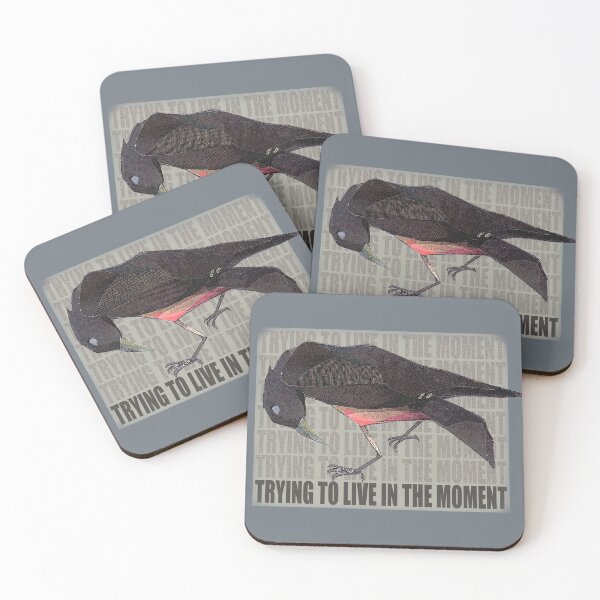 Item preview, Crow - Trying to live in the Moment designed and sold by Chuckiee.