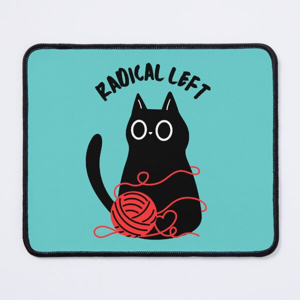 Item preview, Radical Left Cat Tangled In Yarn designed and sold by Volt Junkies.
