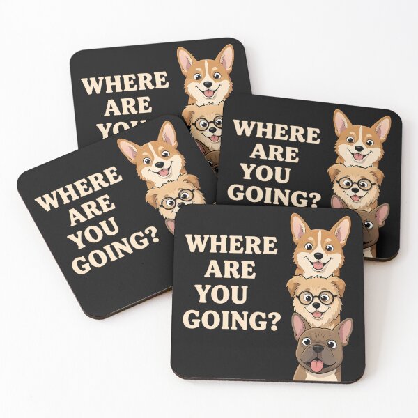 Item preview, Where Are You Going? – Funny Dog Love designed and sold by CutOutIdols.