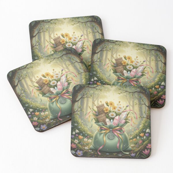 Item preview, Ostara Offering Bag: Spring Magic and Crystals designed and sold by NeyhineAngelionShop.
