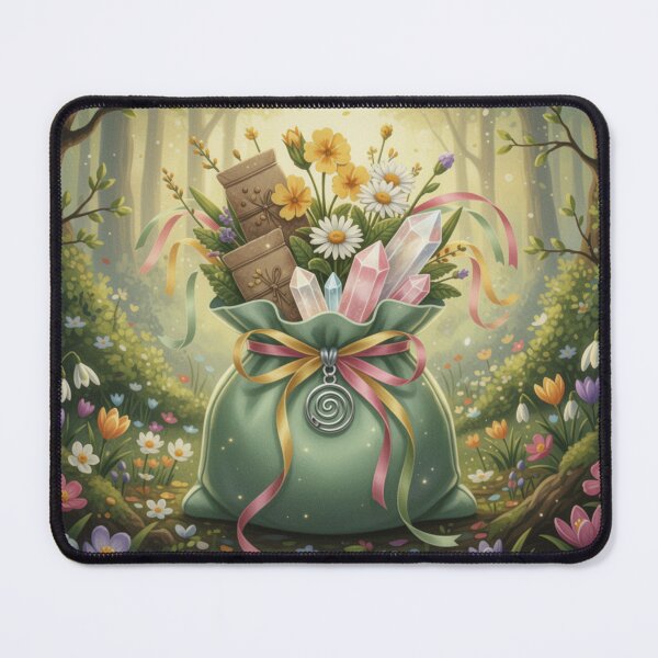 Item preview, Ostara Offering Bag: Spring Magic and Crystals designed and sold by NeyhineAngelionShop.