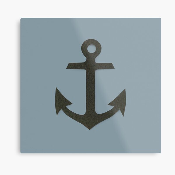 Item preview, Nautical Blue Boat Anchor  designed and sold by newburyboutique.