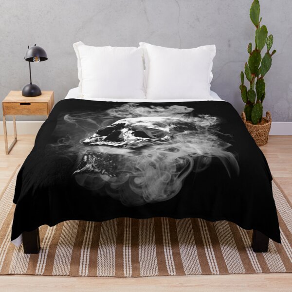 Item preview, Smoky Skull Gothic Horror Aesthetic Design designed and sold by StyleBloomes.