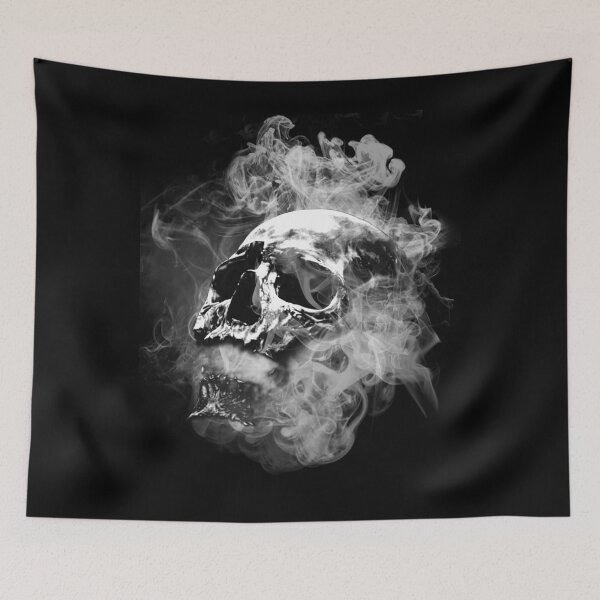 Item preview, Smoky Skull Gothic Horror Aesthetic Design designed and sold by StyleBloomes.