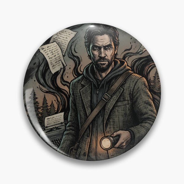 Item preview, Alan Wake Dark Writer Horror Icon designed and sold by Senpaiwaves.