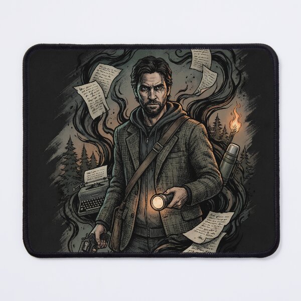 Item preview, Alan Wake Dark Writer Horror Icon designed and sold by Senpaiwaves.
